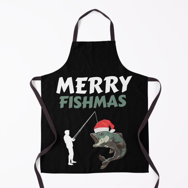 Item preview, Merry Fishmas Funny Fisherman Christmas designed and sold by Club7Studios.
