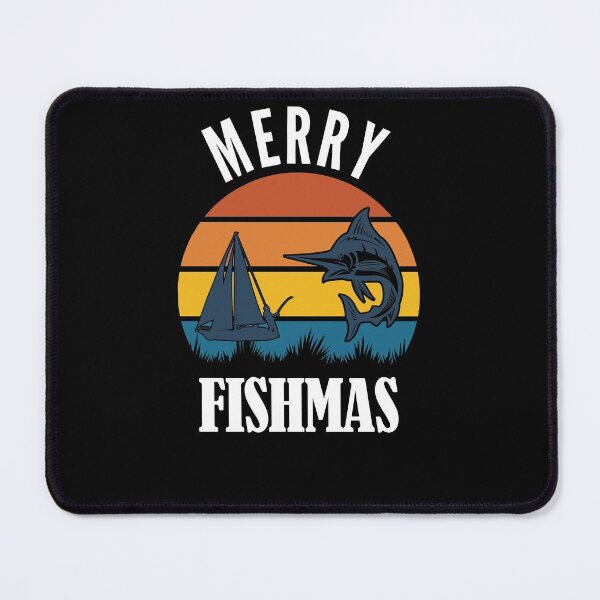 Item preview, Merry Fishmas Funny Fisherman Christmas designed and sold by Club7Studios.