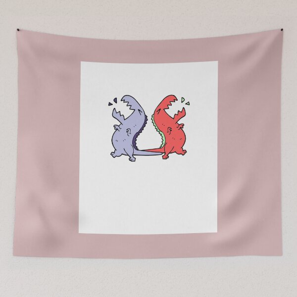 Item preview, Nervous Rex, Twin T-Rex  designed and sold by Naked-Alien.