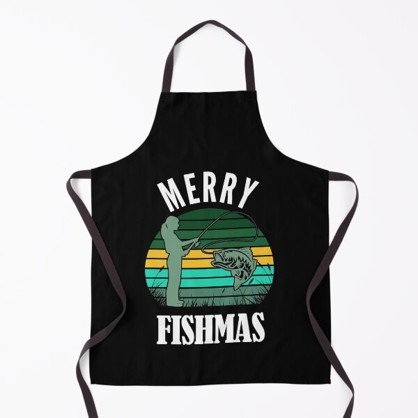 Item preview, Merry Fishmas Funny Fisherman Christmas designed and sold by Club7Studios.