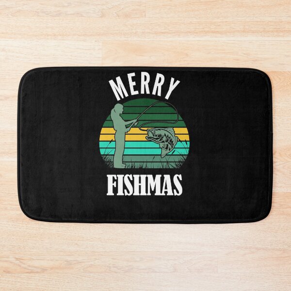 Item preview, Merry Fishmas Funny Fisherman Christmas designed and sold by Club7Studios.