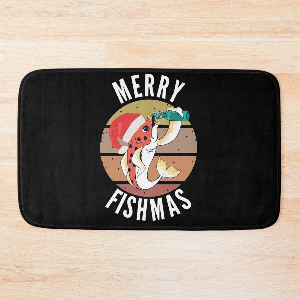 Item preview, Merry Fishmas Funny Fisherman Christmas designed and sold by Club7Studios.