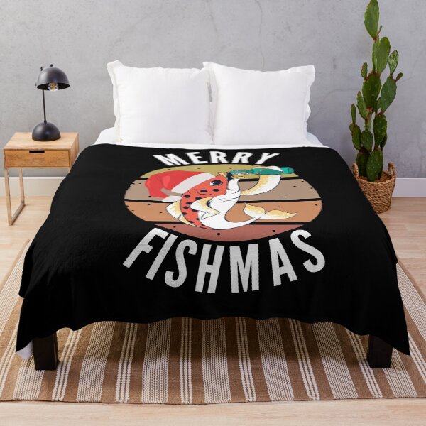 Item preview, Merry Fishmas Funny Fisherman Christmas designed and sold by Club7Studios.