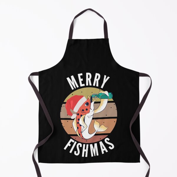 Item preview, Merry Fishmas Funny Fisherman Christmas designed and sold by Club7Studios.