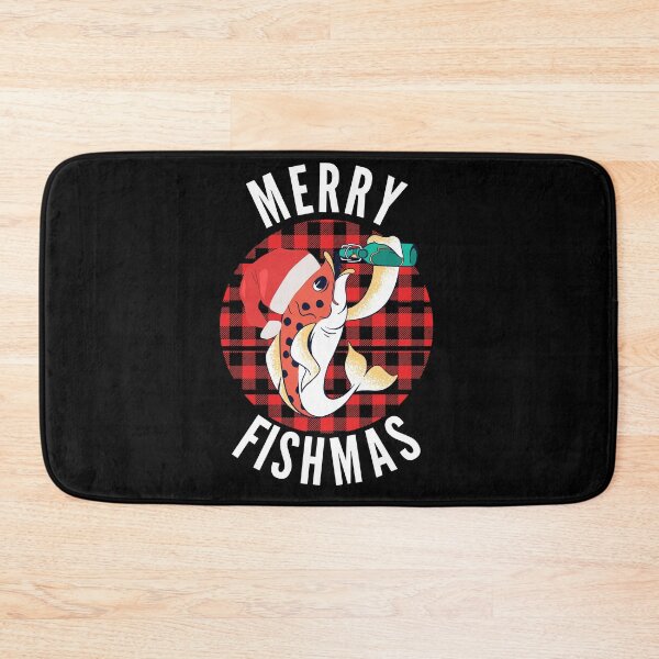 Item preview, Merry Fishmas Funny Fisherman Christmas designed and sold by Club7Studios.