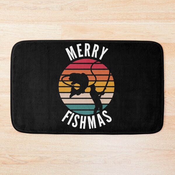 Item preview, Merry Fishmas Funny Fisherman Christmas designed and sold by Club7Studios.