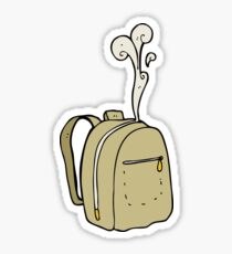 cartoon rucksack Sticker