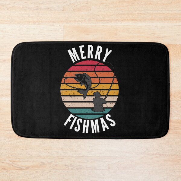 Item preview, Merry Fishmas Funny Fisherman Christmas designed and sold by Club7Studios.