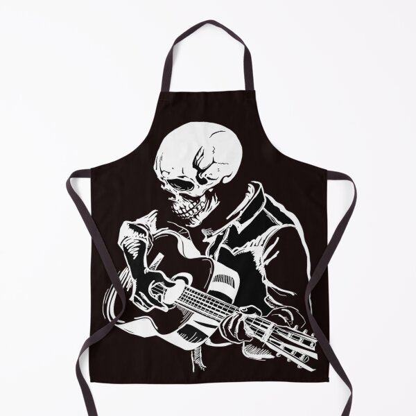 Item preview, Skeleton Head Playing Acoustic Rock On His Guitar designed and sold by Grewal21.