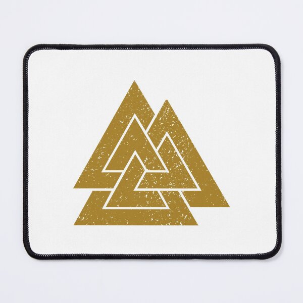 Item preview, Valknut Symbol (Gold on White) designed and sold by STUDIO-72.