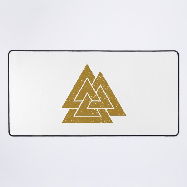Item preview, Valknut Symbol (Gold on White) designed and sold by STUDIO-72.