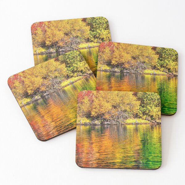 Item preview, Leaves on the Water, Autumn, Trees. Autumn Leaves,  designed and sold by DAM Creative ⭐⭐⭐⭐⭐.