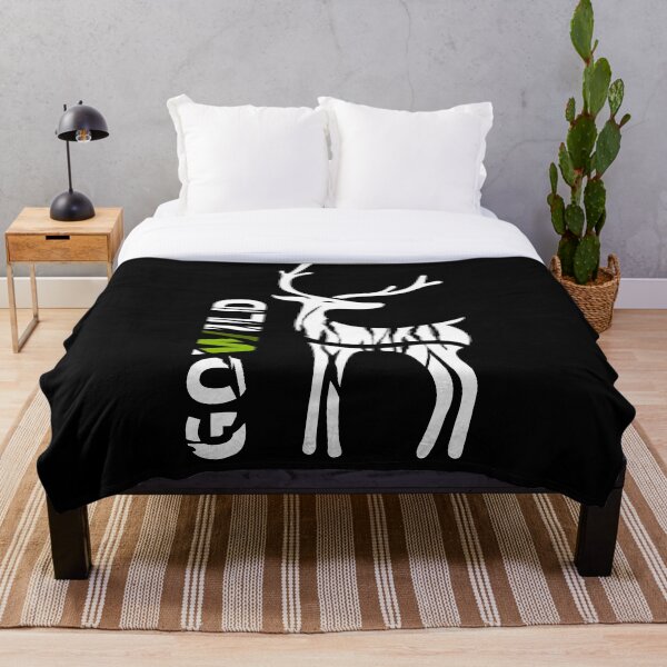 Artikelvorschau, GOWILD Hirsch Zebra black entworfen und verkauft von GOWILDstyle.