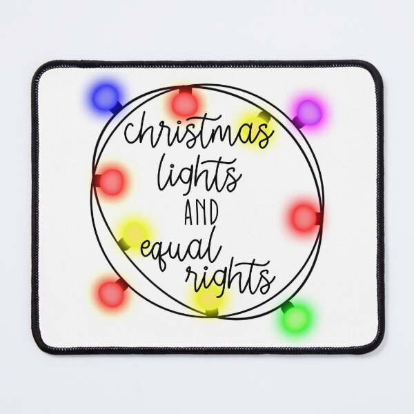 Item preview, Christmas Lights And Equal Rights designed and sold by Martini-Four.