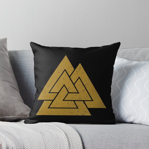 Item preview, Valknut Symbol (Gold on Black) designed and sold by STUDIO-72.