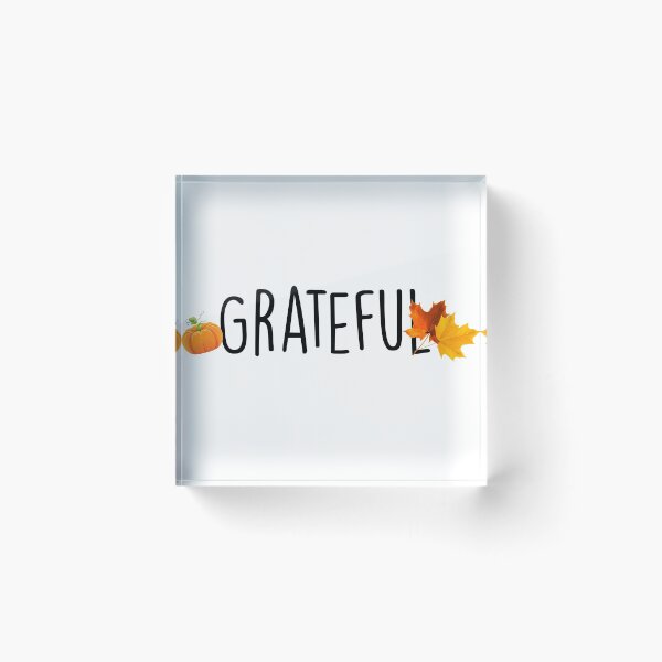 Item preview, grateful pumpkin automns leavs illustration  designed and sold by chirazbz.