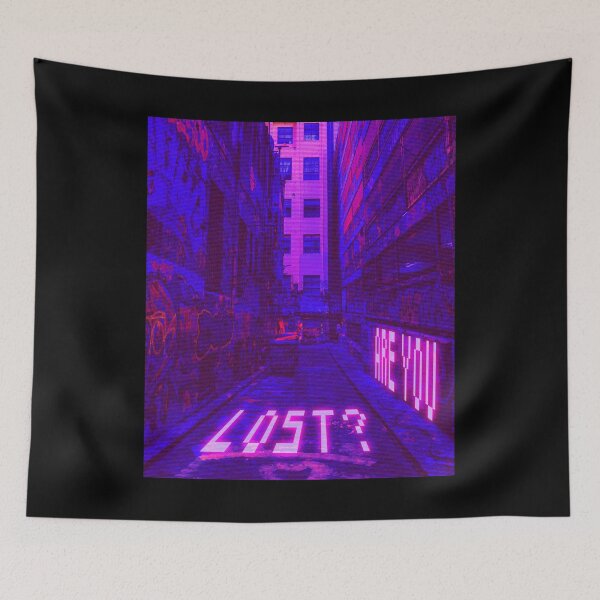 Item preview, Are you Lost? Vaporwave dead-end Japanese Street design designed and sold by D-C-Designs.