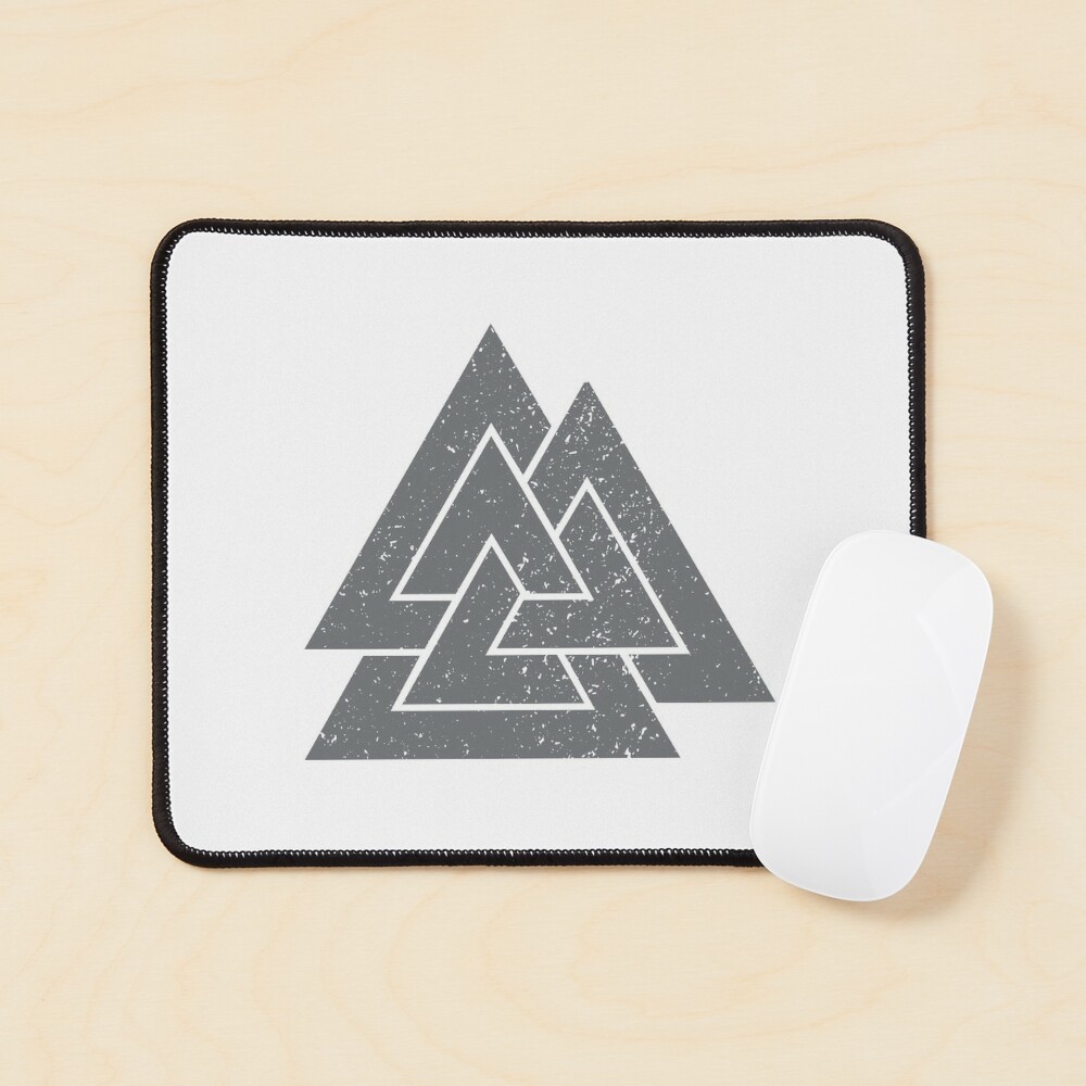 Valknut Symbol (White)