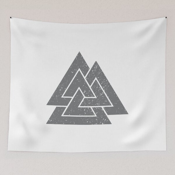 Item preview, Valknut Symbol (Grey on White) designed and sold by STUDIO-72.
