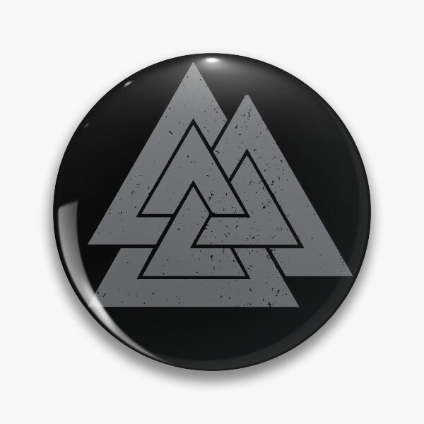 Item preview, Valknut Symbol (Grey on Black) designed and sold by STUDIO-72.