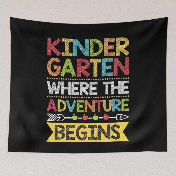 Item preview, Kindergarten Where The Adventure Begins designed and sold by Ryan89-Design.