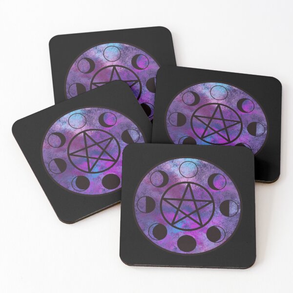Item preview, Pentagram moon cycle designed and sold by CanineArts.