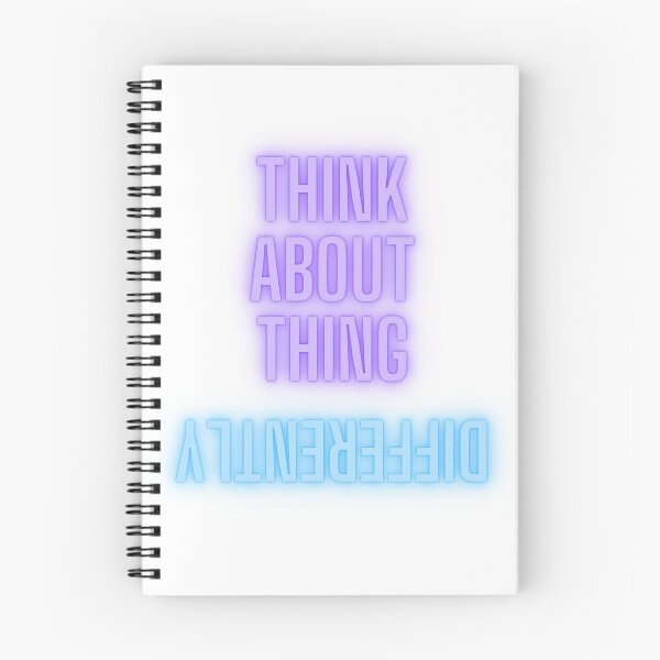 Item preview, Think about things differently designed and sold by BlueHut.