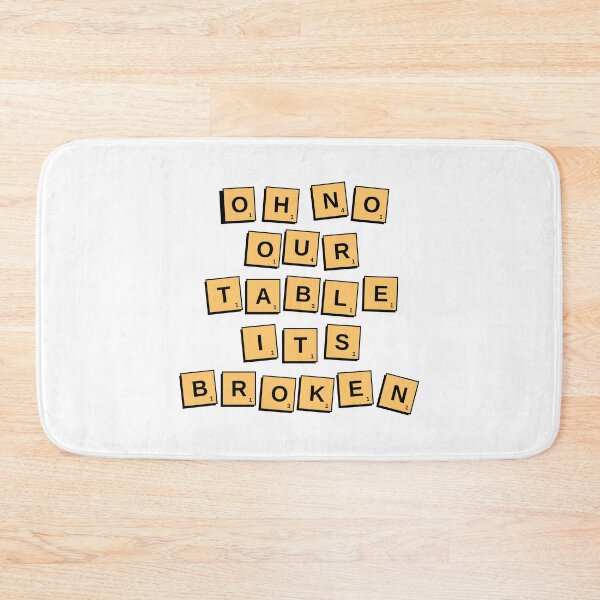 Item preview, Oh No Our Table Is Broken Funny Social Media Trending Meme - Our Table Is Broken designed and sold by lodarohit.