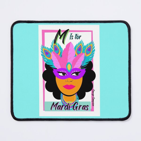 Item preview, M is for Mardi Gras designed and sold by artbyomega.
