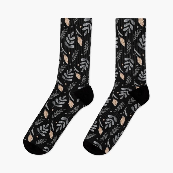 Item preview, Botanical elements on dark designed and sold by Yuliia-Fleur.