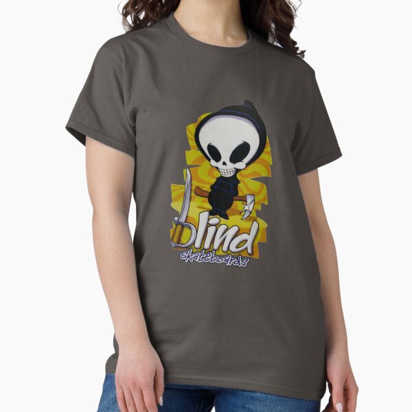 Item preview, Blind Skateboards, retro skateboard t shirt design  designed and sold by Retro80sskate.