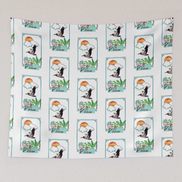 Item preview, P is for Pelican  designed and sold by artbyomega.