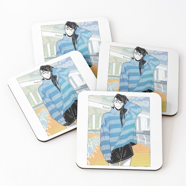 Item preview, Mitsu in blue shirt by Mashersan Blindfold designed and sold by Mashersan.