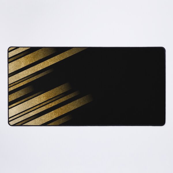 Item preview, Abstract Gold and Black Striped designed and sold by SoccaTamam.