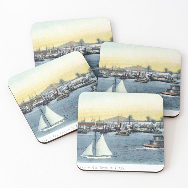 Item preview, 1905 Tugboats on East River New York City designed and sold by historicimage.