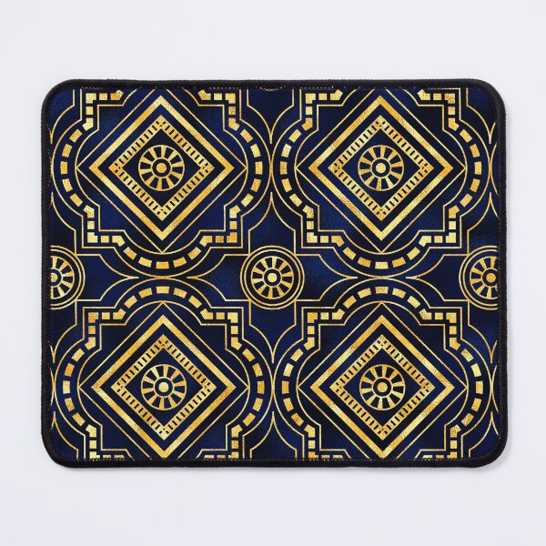 Item preview, Art Deco "Romantic Reverie" Gold-Hues Black Pattern designed and sold by DEC02.