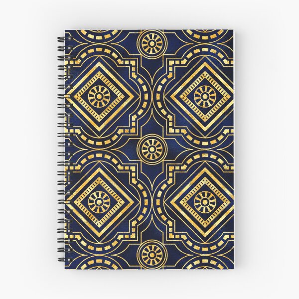 Item preview, Art Deco "Romantic Reverie" Gold-Hues Black Pattern designed and sold by DEC02.