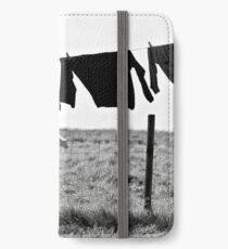 Clothesline in Ouessant iPhone Wallet/Case/Skin