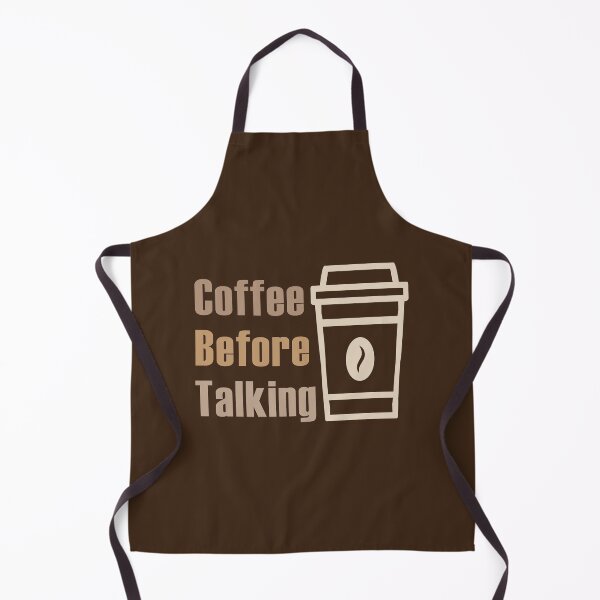 Item preview, Coffee before talking - Funny coffee quotes - Coffee lovers gift for international coffee day designed and sold by Alice-Elgawi.