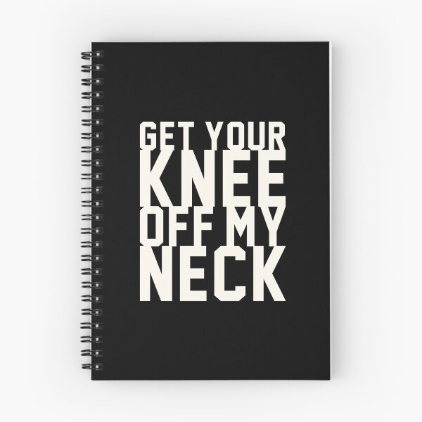 Item preview, Get Your Knee Off My Neck - Floral White designed and sold by PEK1787.