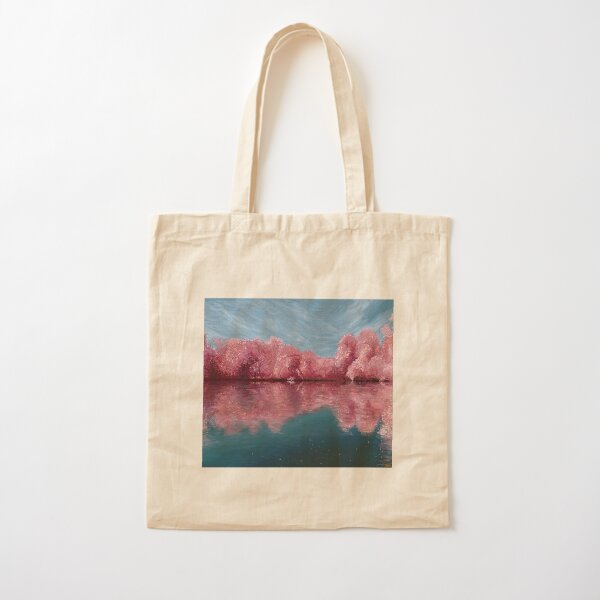 Infrared scene painting Cotton Tote Bag