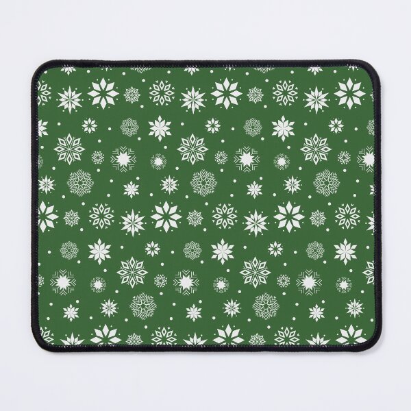 Item preview, White and Green Snowflakes designed and sold by CiaraPrints.