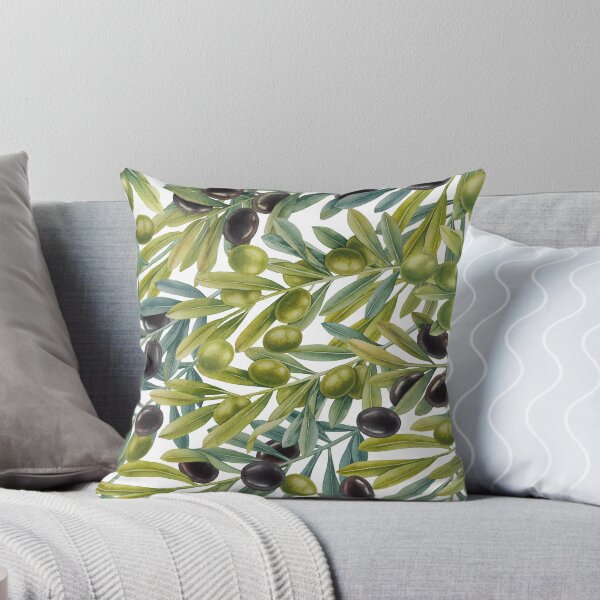 Item preview, Watercolor olive branches designed and sold by Ekaterina Glazkova.