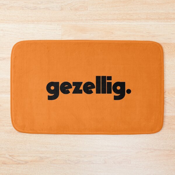 Item preview, Gezellig Orange Special (black text) designed and sold by monkeyfracas.