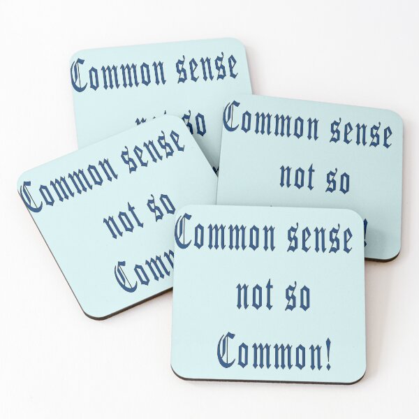 Item preview, Common Sense - not so common designed and sold by steeleart1.