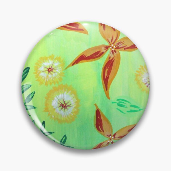 Item preview, Orange flowers and Bright Leaves designed and sold by Yvoreed.