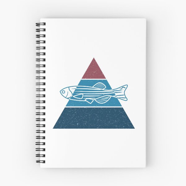 Item preview, Zebrafish (Danio rerio) with textured triangle backgroung illustration designed and sold by Sulcos.