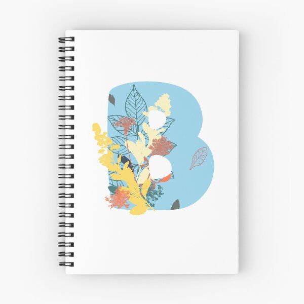 Item preview, Floral Monogram | Blue B designed and sold by MillwoodEngrave.