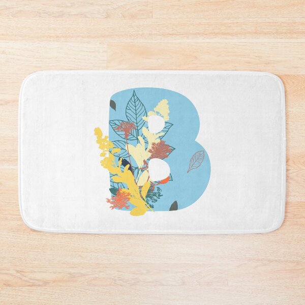 Item preview, Floral Monogram | Blue B designed and sold by MillwoodEngrave.