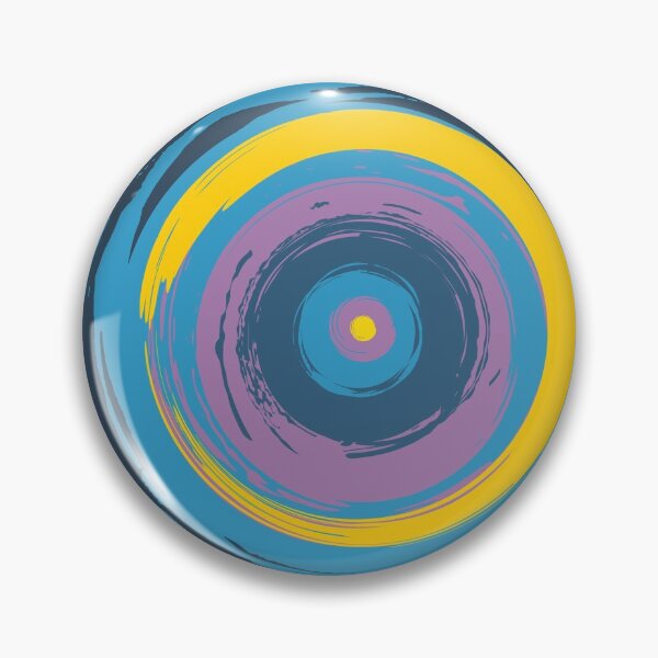 Item preview, Dark Blue Brush Strokes Circles Abstract designed and sold by trendingatees.